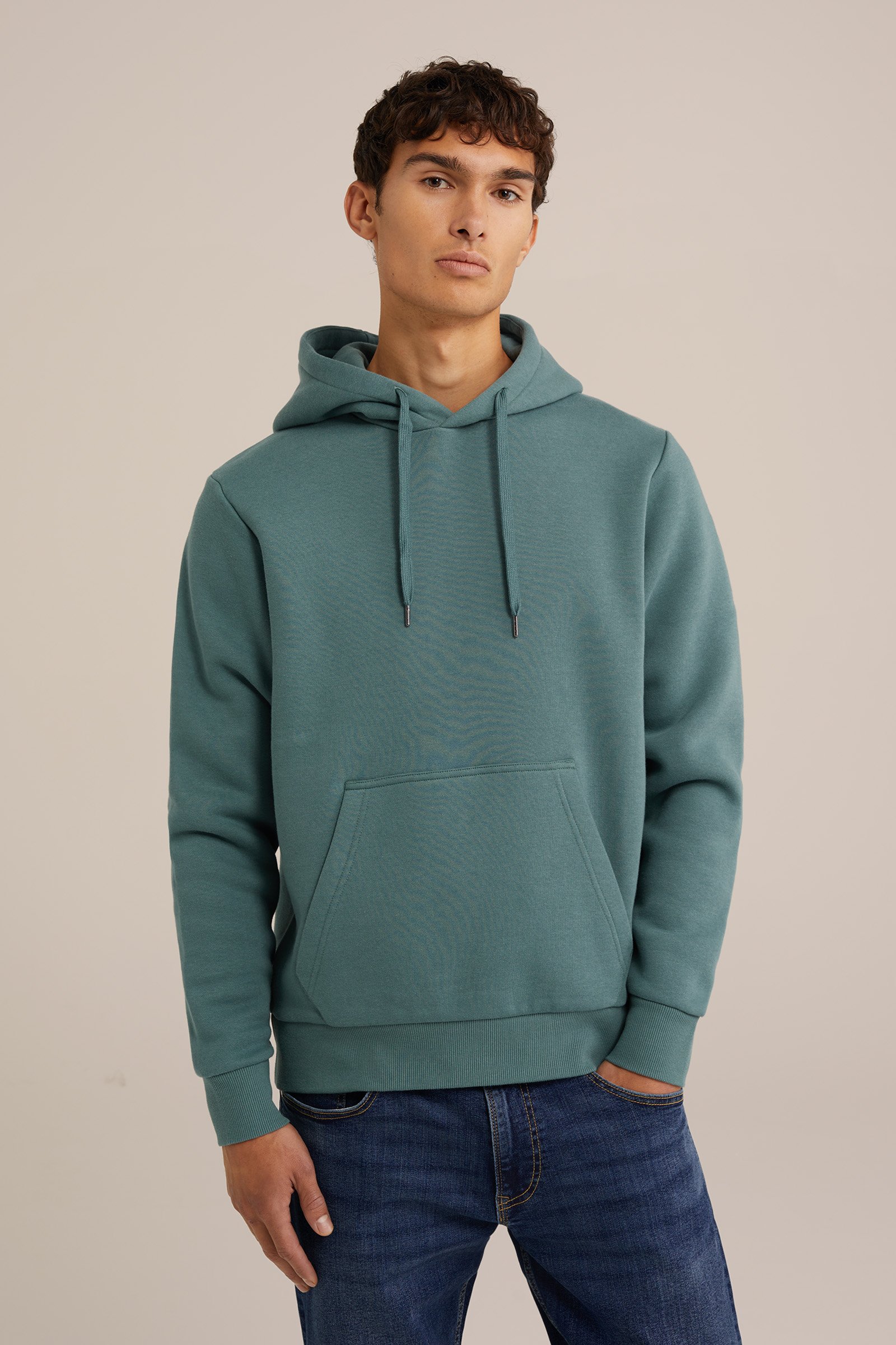 hoodie WE Fashion Zeegroen