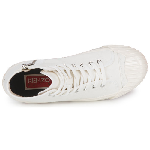 Kenzo - KENZOSCHOOL HIGH TOP SNEAKERS Blanco