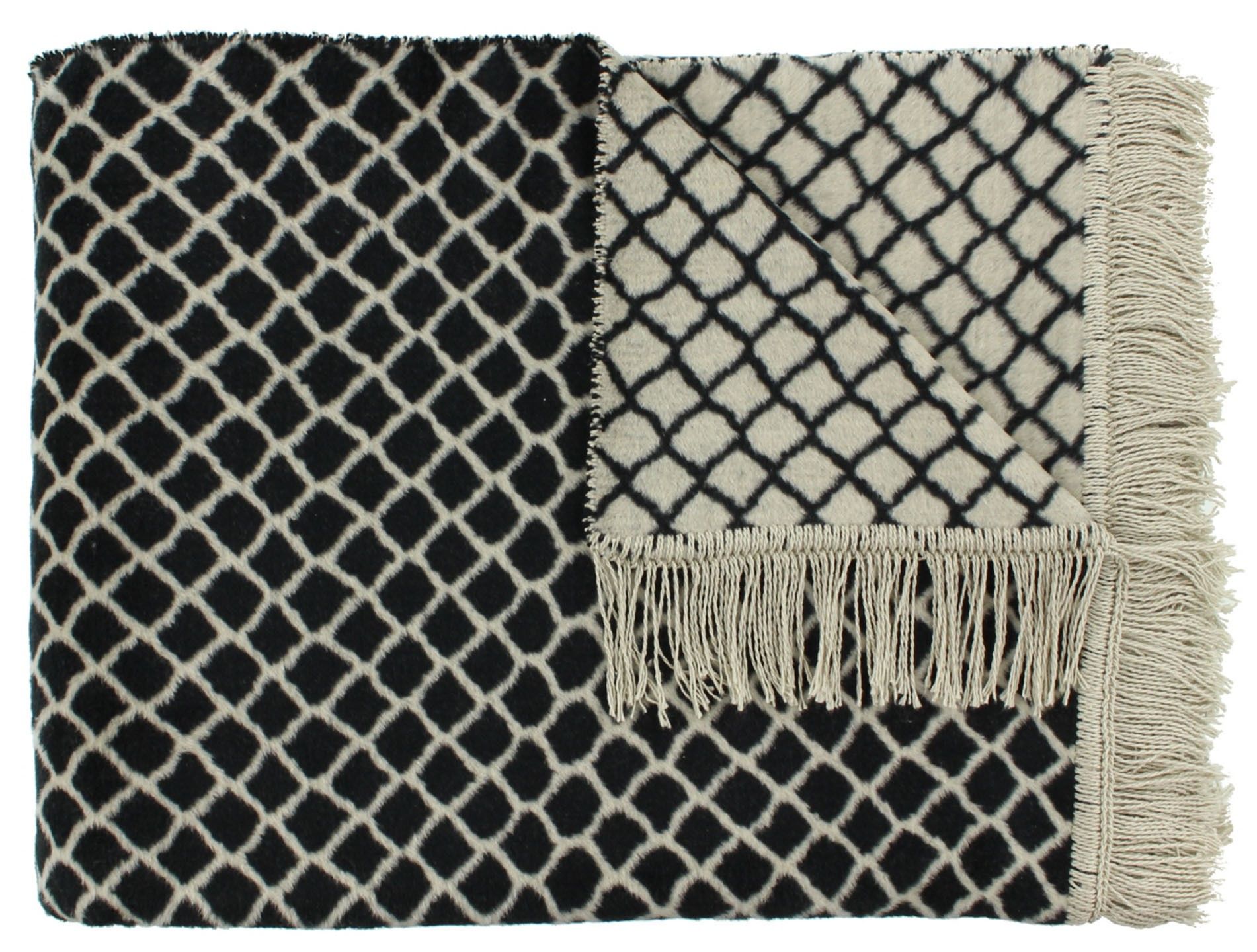 Plaid Black Colly  | ClaudiB150 x D200 cm