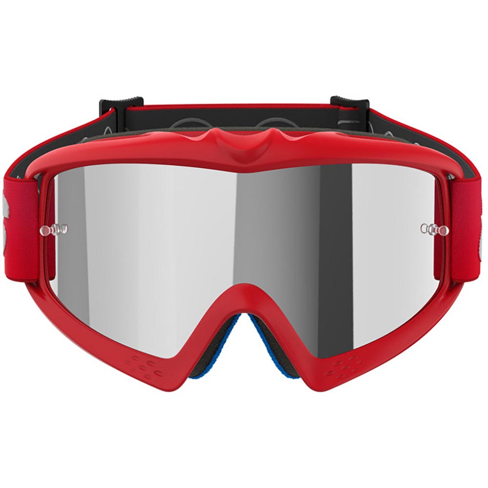 Alpinestars - Masque enfant Vision Youth Blaze Mirror Rouge / Blanc / Noir / Argent