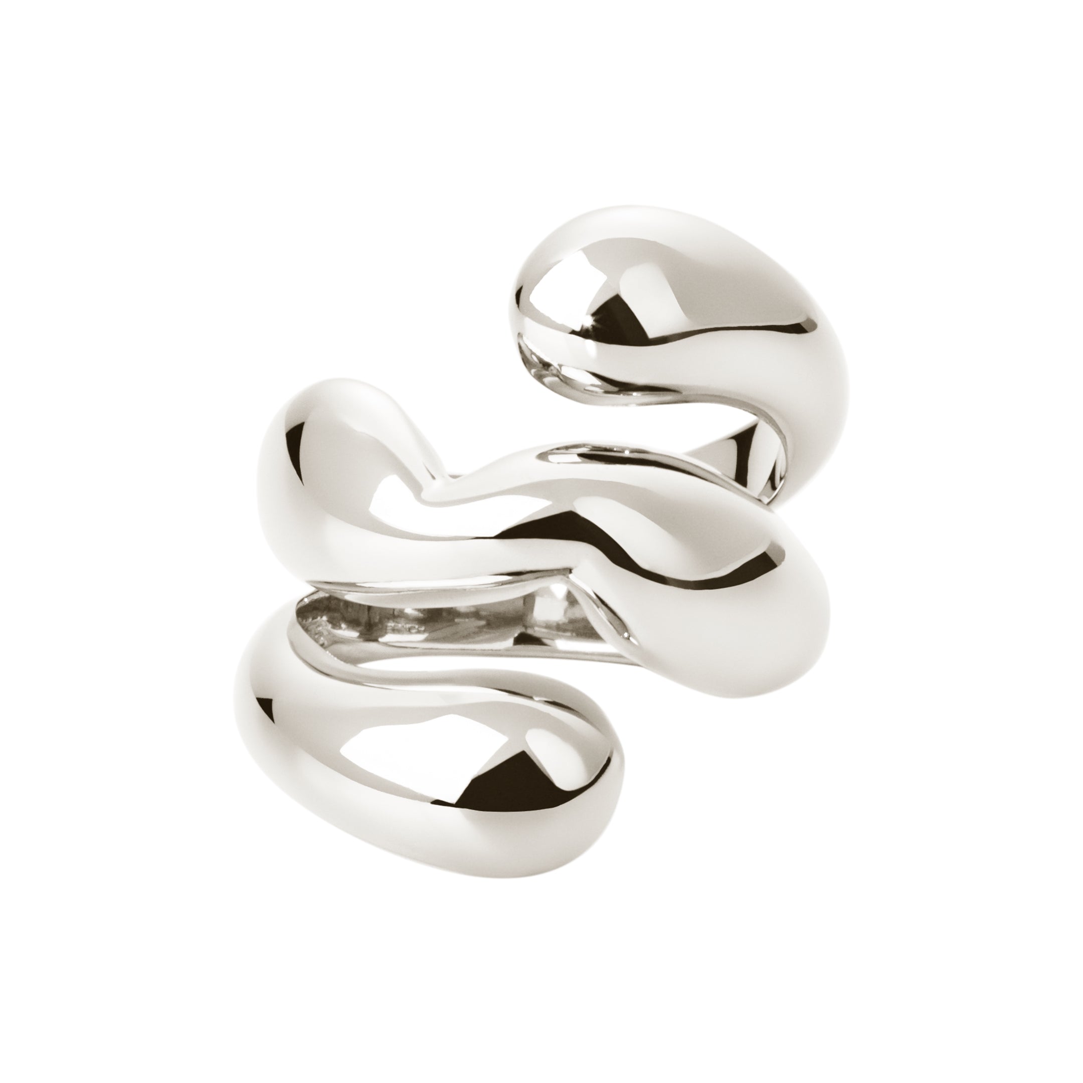 Camille Brinch  Twisty Puffer ring - sølv