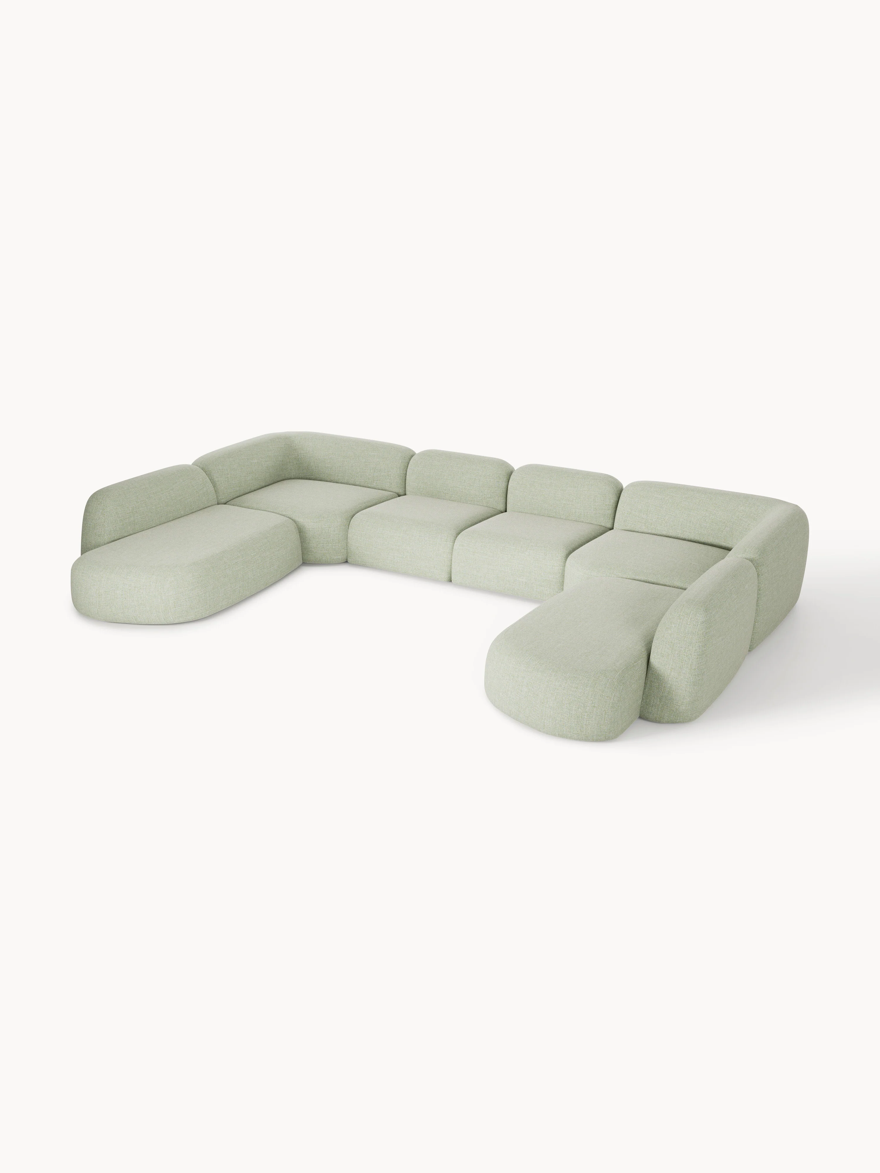 Modulaire bouclé XL bank Wolke