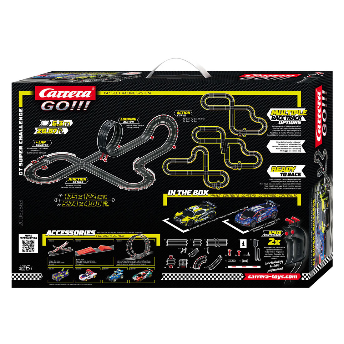 Carrera GO!!! Racebaan - GT Super Challenge