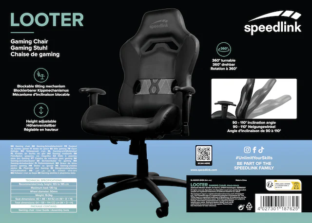 Speedlink Gaming-Stuhl »LOOTER Gaming Chair« ()