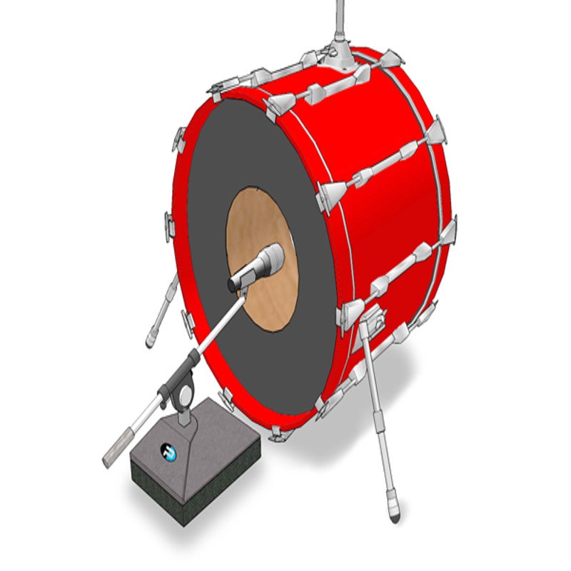 Primacoustic Kickstand kickdrum microfoonisolatie