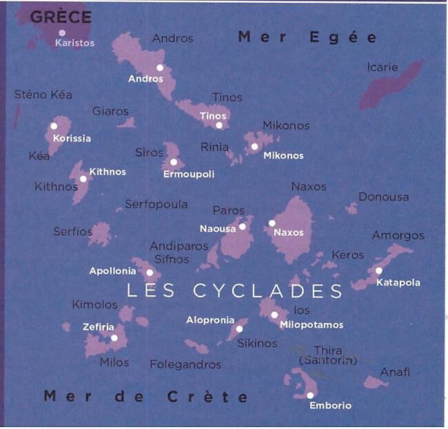IGN - IGN LES CYCLADES 1 250 000