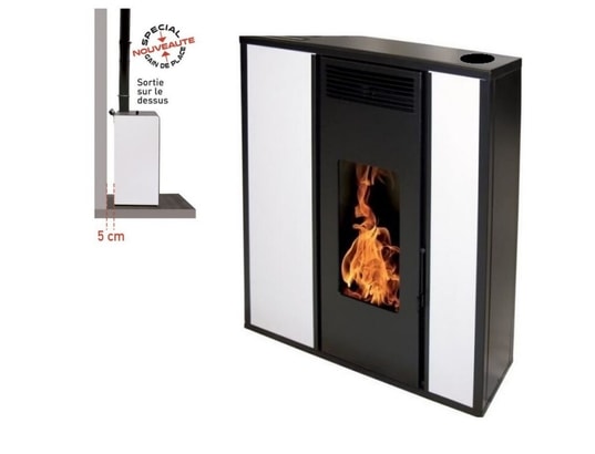 INTERSTOVES - Poêle à granulés Pack poêle à granules tessa 10kw etanche sortie concentrique...