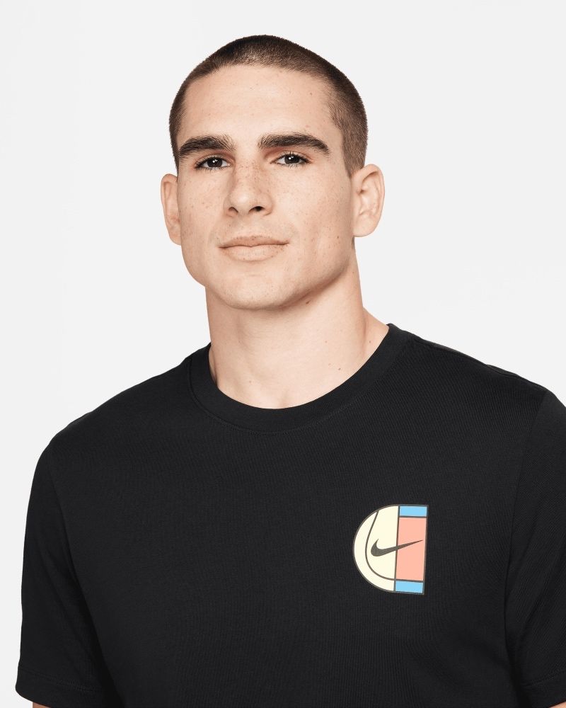 T-shirt de tennis Nike NikeCourt Noir pour homme