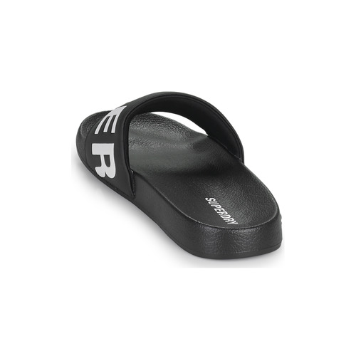 Superdry - CODE CORE POOL SLIDE - Noir