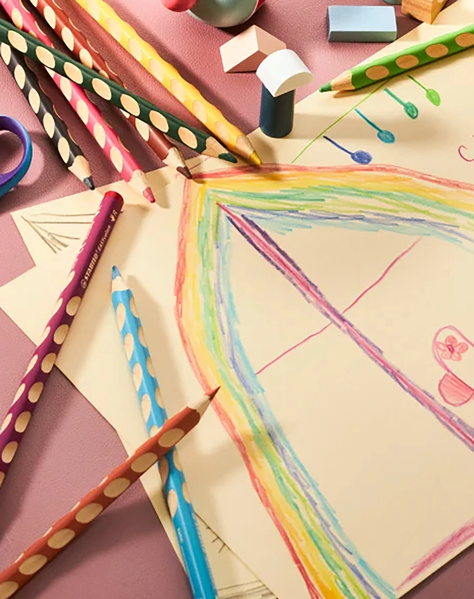 Stabilo EASYcolors 6er Etui, für Linkshänder