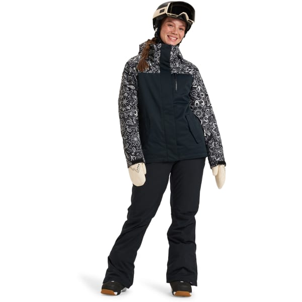 Veste de ski ROXY JETTY BLOCK JK TRUE BLACK BANDANAS