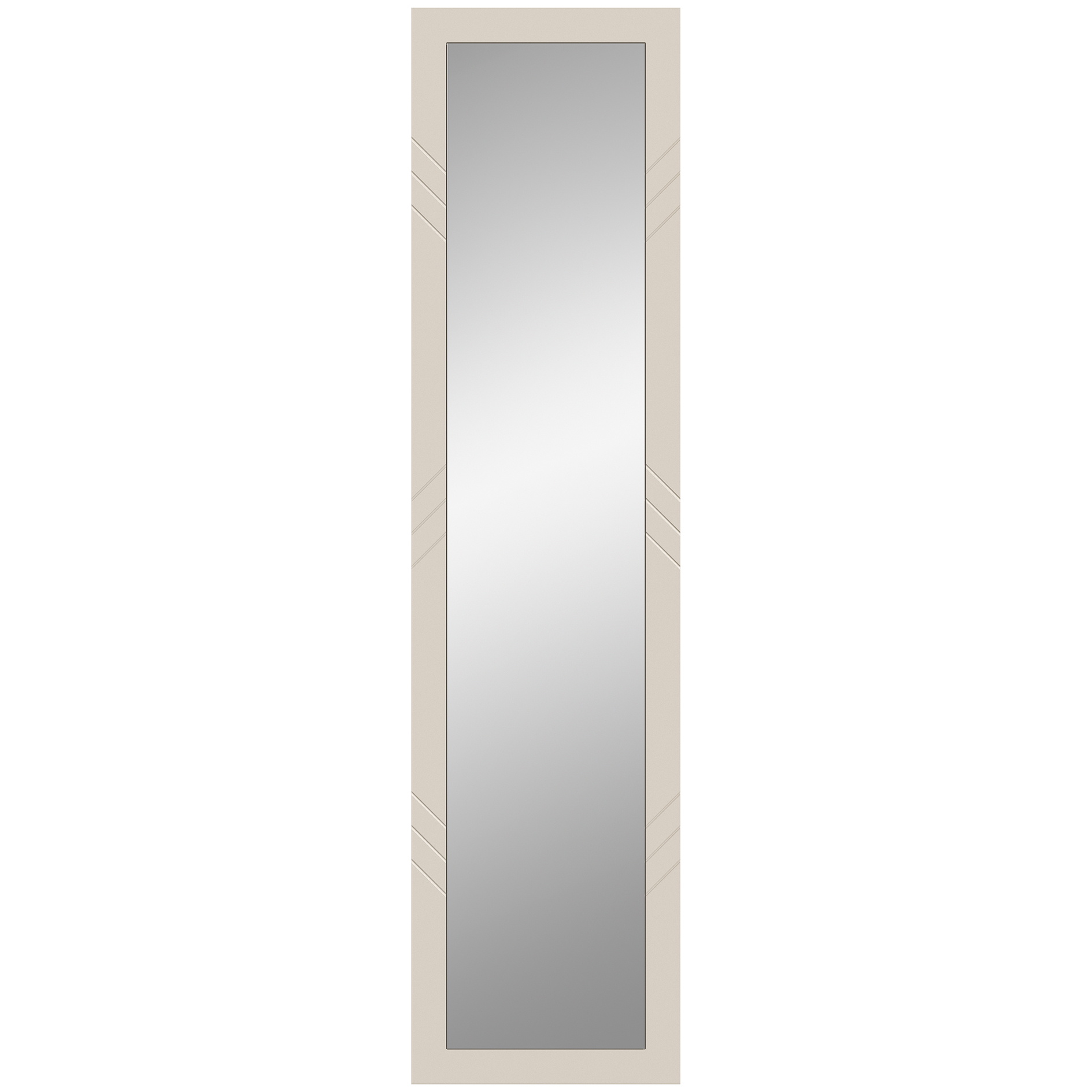 Spiegel NOTES - sandbeige matt - 180 cm hoch