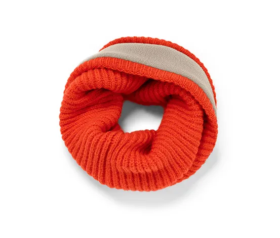 Strick-Schlauchschal, orange