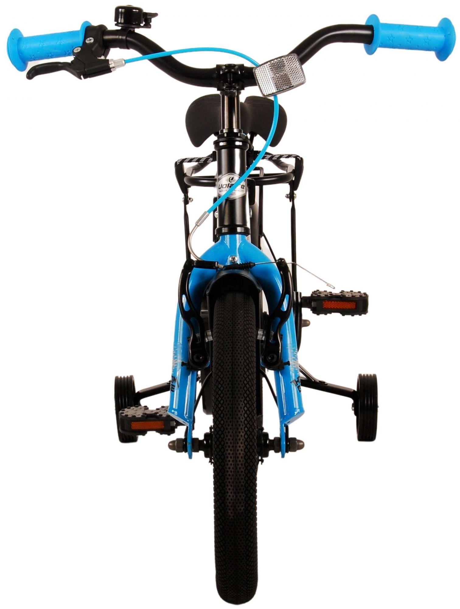TPFSports Thombike Kinderfahrrad - Jungen - 14 Zoll - Rücktritt + Handbremse - Schwarz/Blau