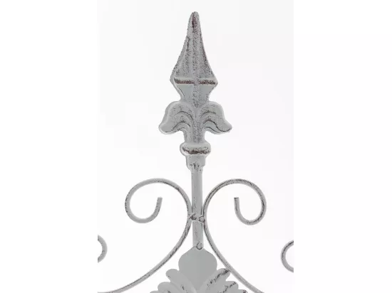 Treillis - Métal & Acier inoxydable - Blanc antique - Burgus
