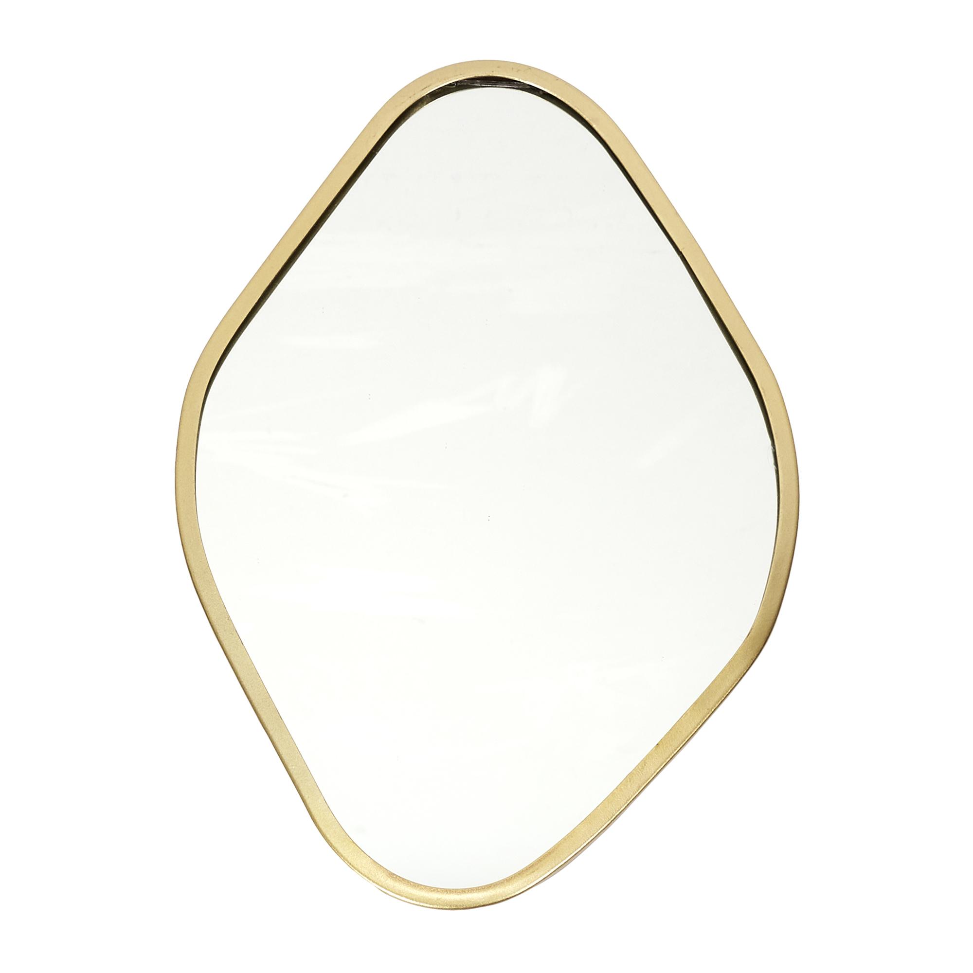 MIROIR DECO CONTOUR DECO DORE LOSANGE