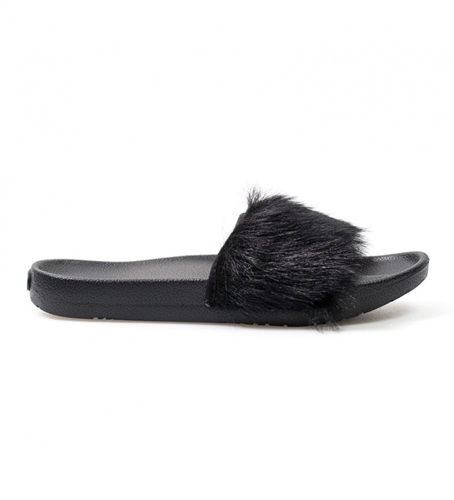 Sandálias UGG Royale de couro preto