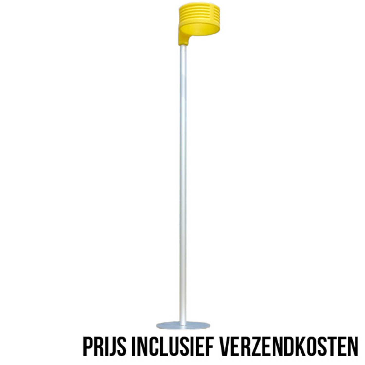 Korfbalpaal voor voetplaat 2.0 Meter