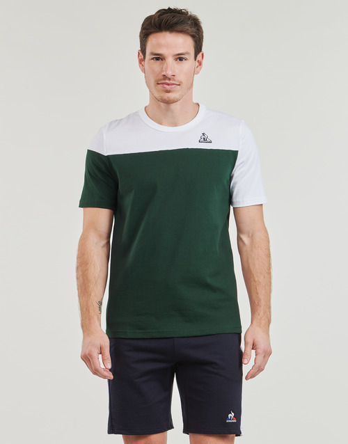 Le Coq Sportif - BAT TEE SS N°3 M - Blanc / Vert