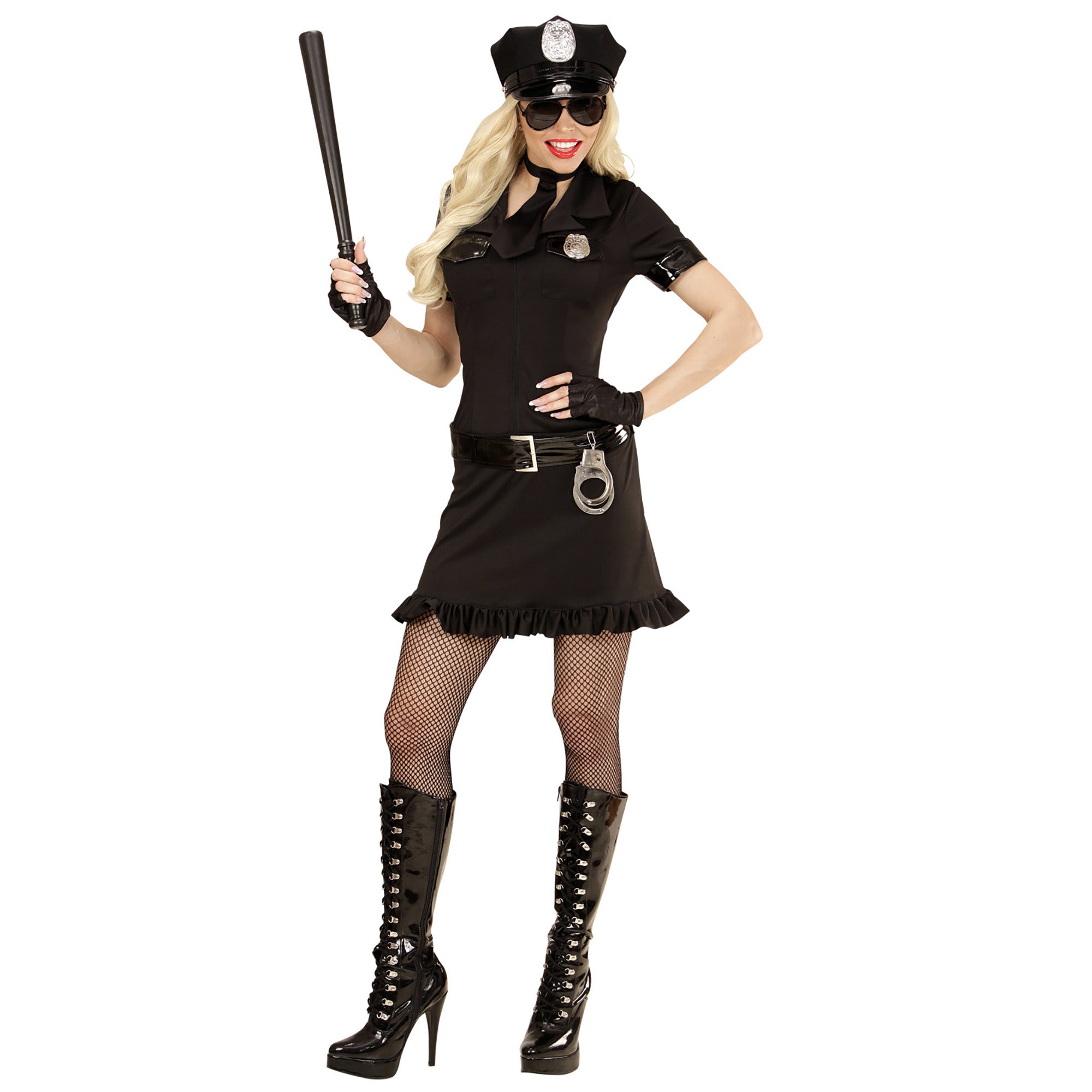 Politie Jurk Zwart Dames Kort