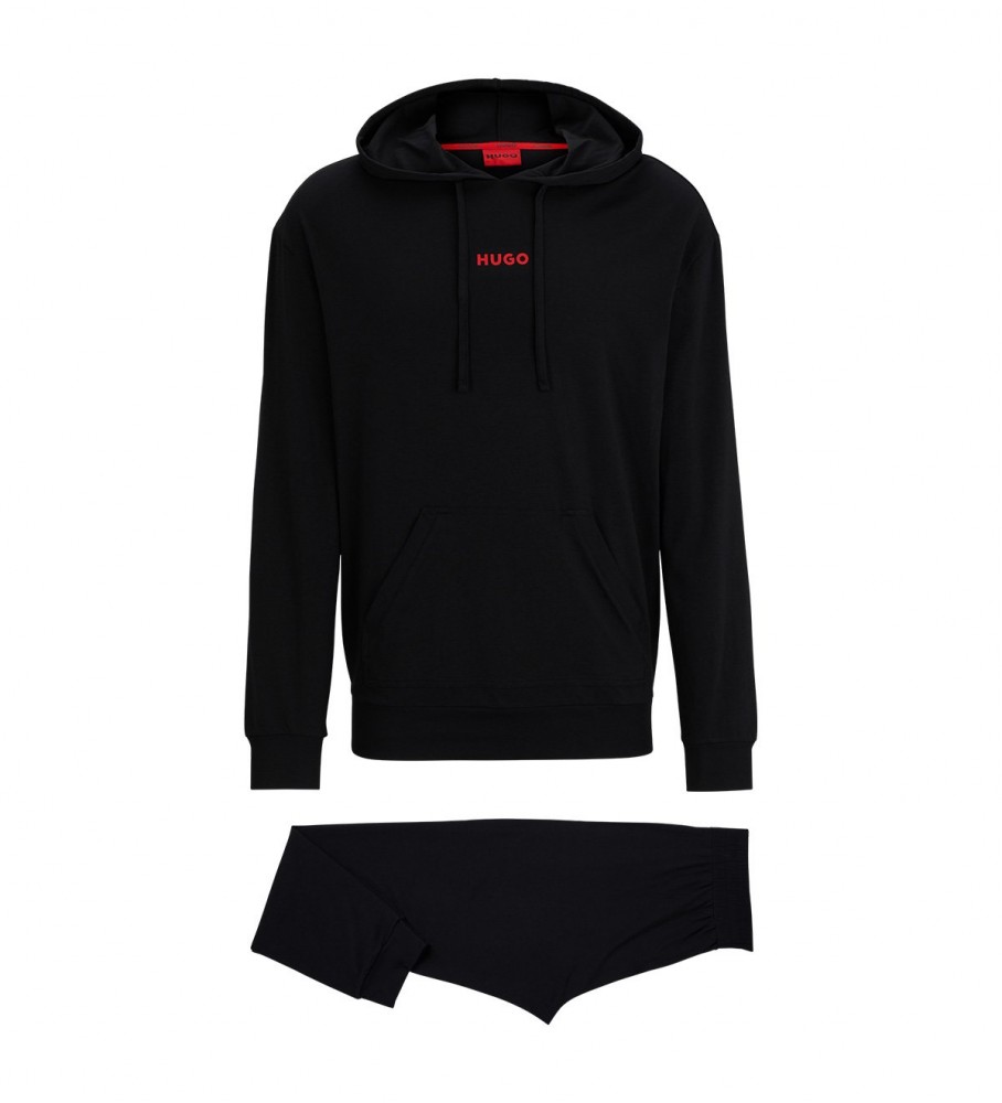 Conjunto de pijama HUGO CW Relaxed Fit preto