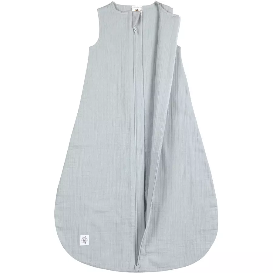 LÄSSIG Sommerschlafsack Musselin blau