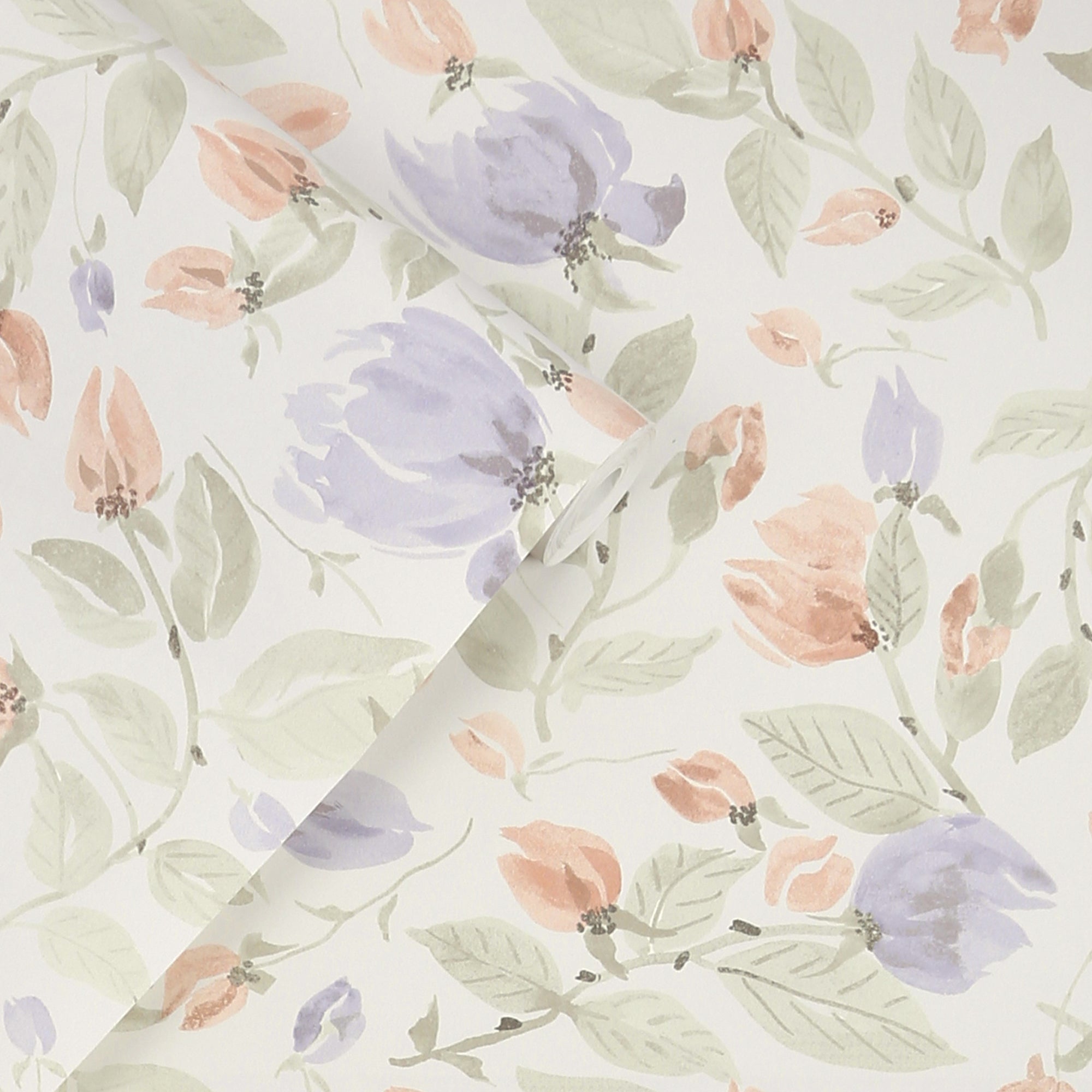Laura Ashley Orisia Peony Behang - Planten - 10mx52cm - Groen