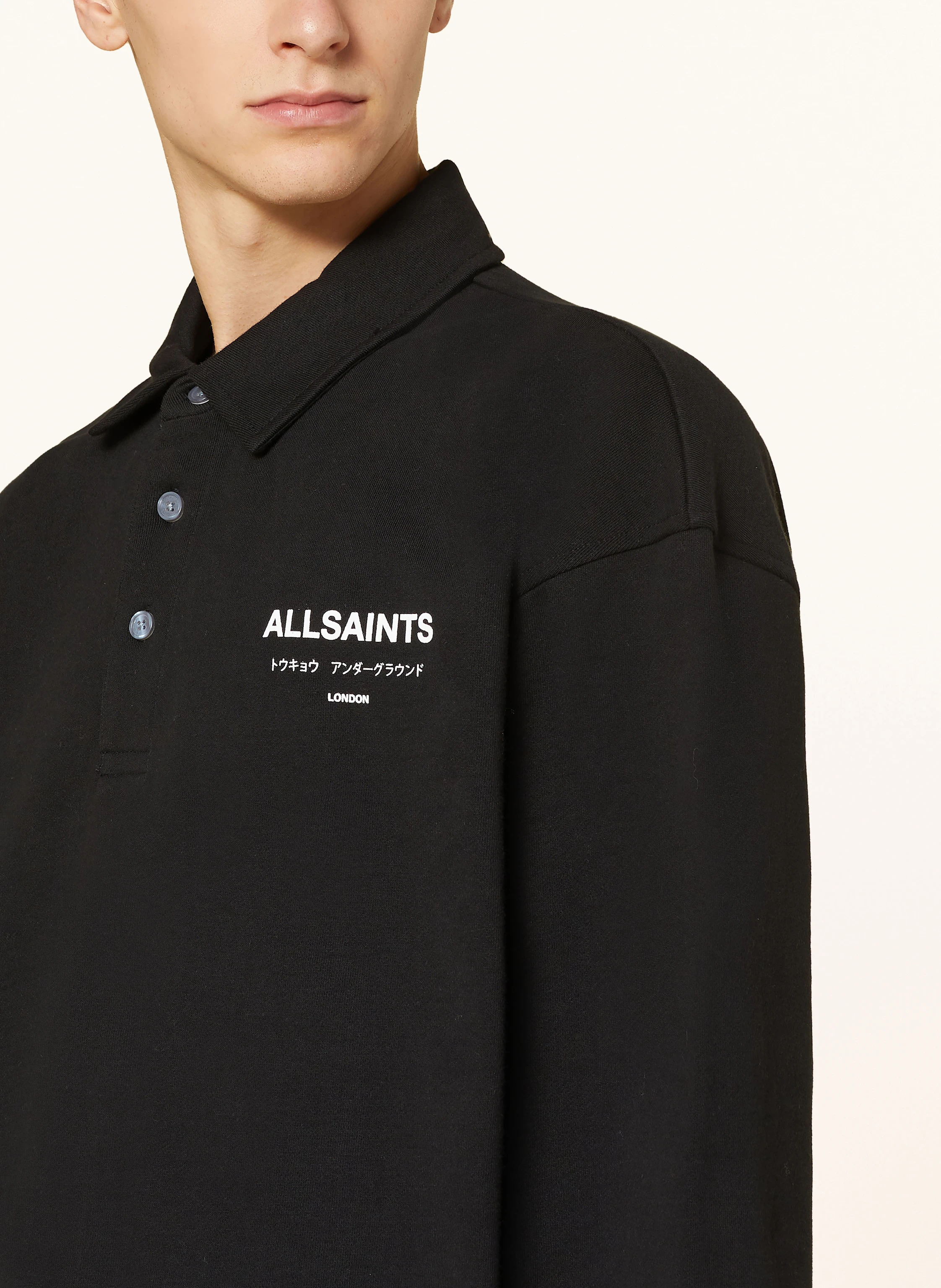 ALLSAINTS Sweat-Poloshirt UNDERGROUND