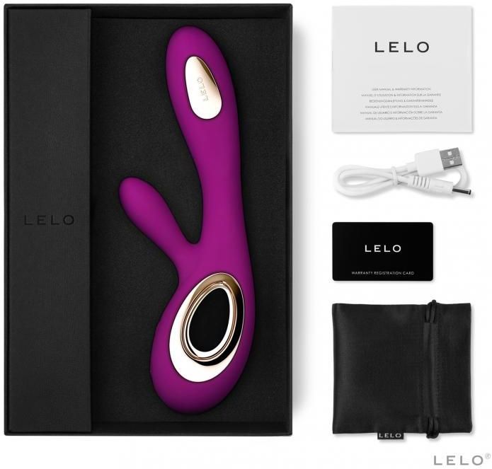 LELO Soraya Wave - Oplaadbare Dubbele Vibrator - Paars - Luxe Design
