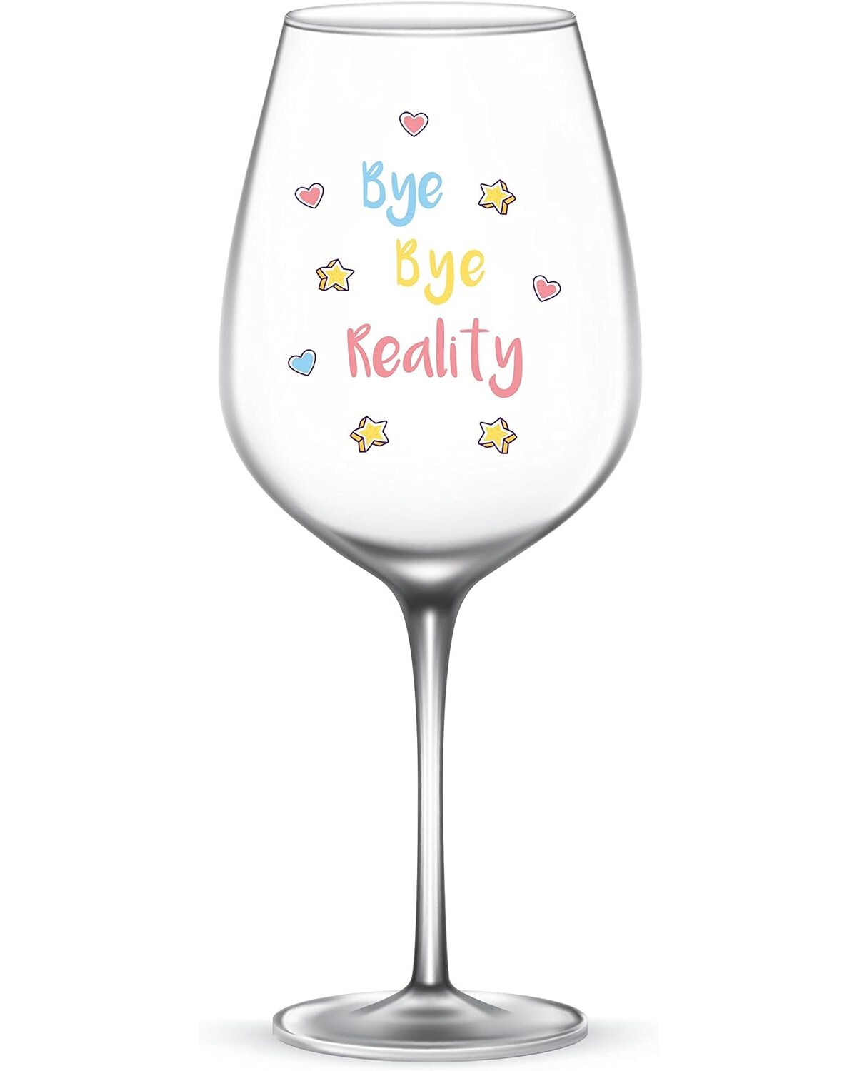 EinhornLiebe - Weingläser Set - Bye Bye Reality (2 Stück) Weinglas Glas Unicorn Einhorn