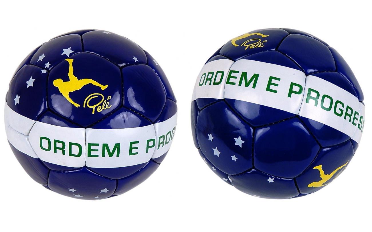 Pele voetbal nr.5 blauw Ordem e Progresso