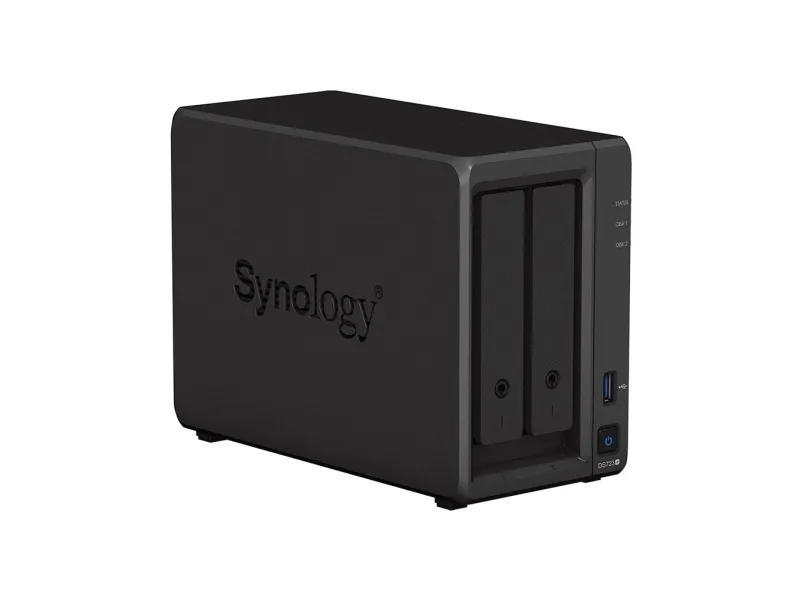 Synology Disk Station DS723  - NAS-server - 2 bays - RAID 0, 1, JBOD - RAM 2 GB - Gigabit Ethernet - iSCSI support