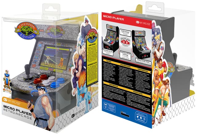 My Arcade Micro Player Pro 7,5” Street Fighter II retro spillekonsol
