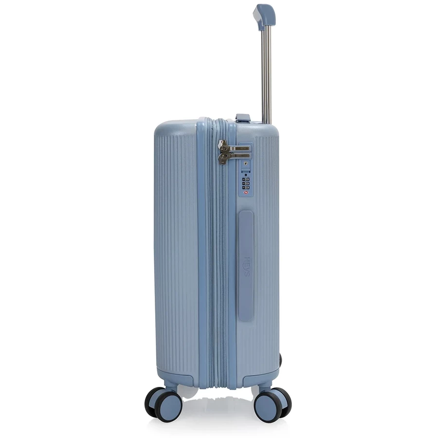 Heys Earth Tones - 4-Rollen-Kabinentrolley S 53 cm erw. glacier grey