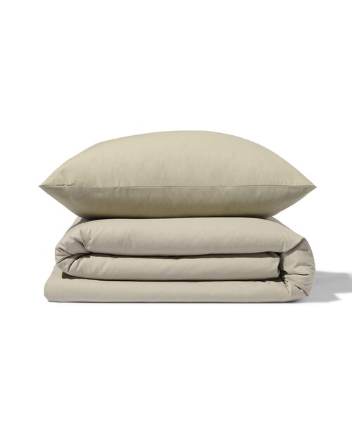 housse de couette en coton doux 140x200/220 vert