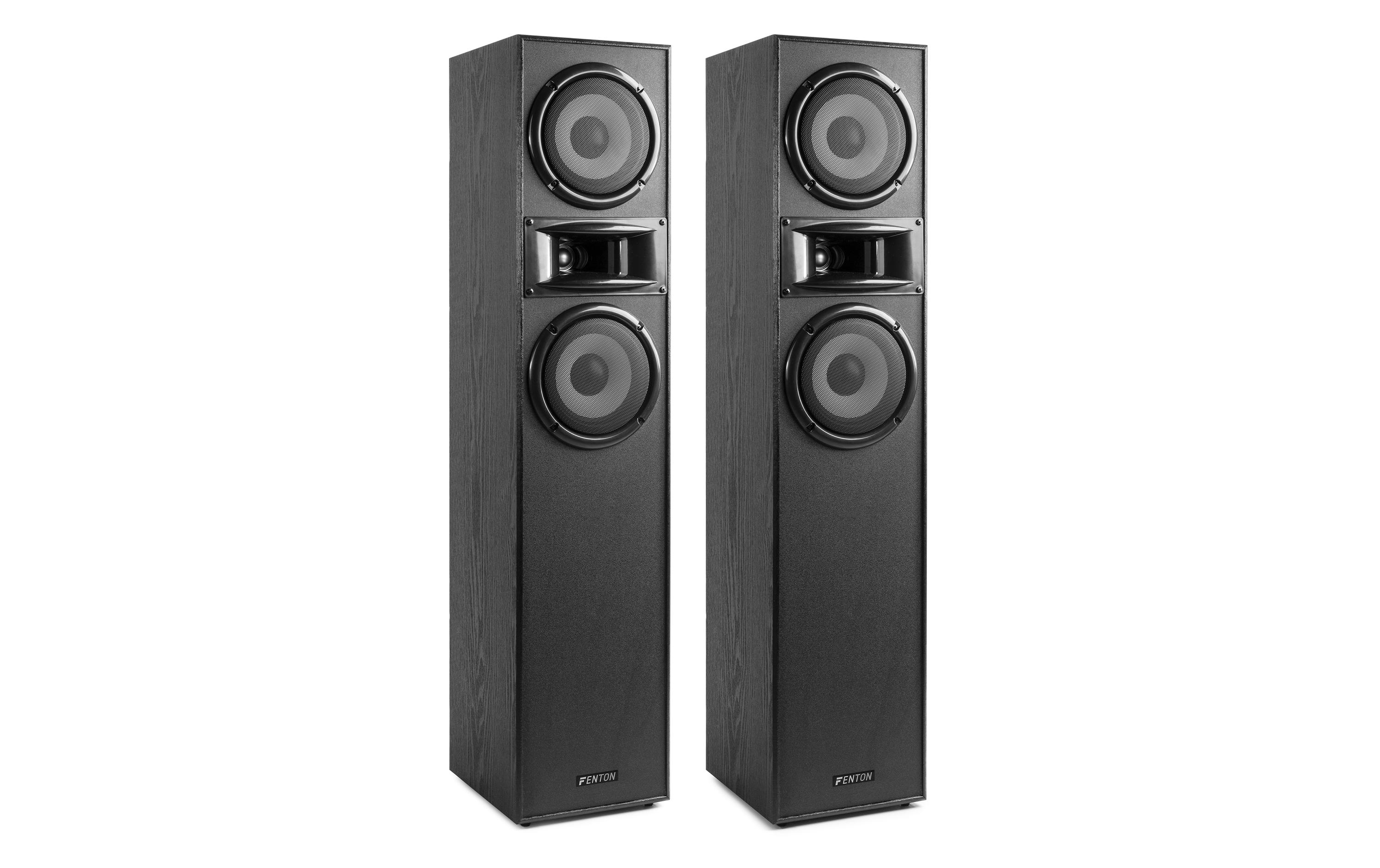 Standlautsprecher Paar SHF700B Schwarz<br>Turmlautsprecher mit maximal 400 Watt