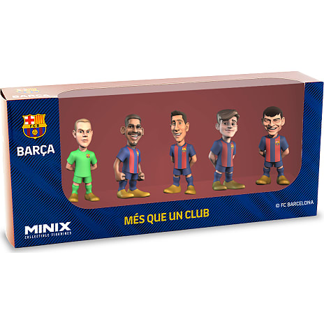 Minix FC Barcelona spiller figur 5-pak