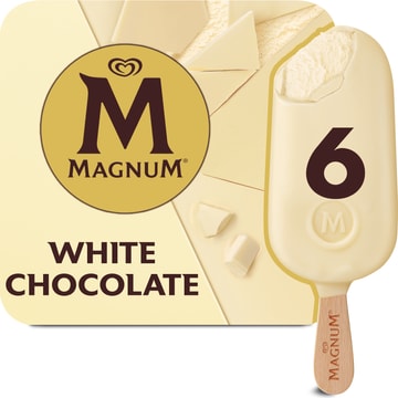Magnum IJs White Chocolate 6 x 100 ml