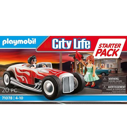 Playmobil City Life - Starter Pack Hot Rød - 71078 - 20 Dele