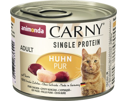 Animonda CARNY Single nat kattenvoer, puur kip, 200g