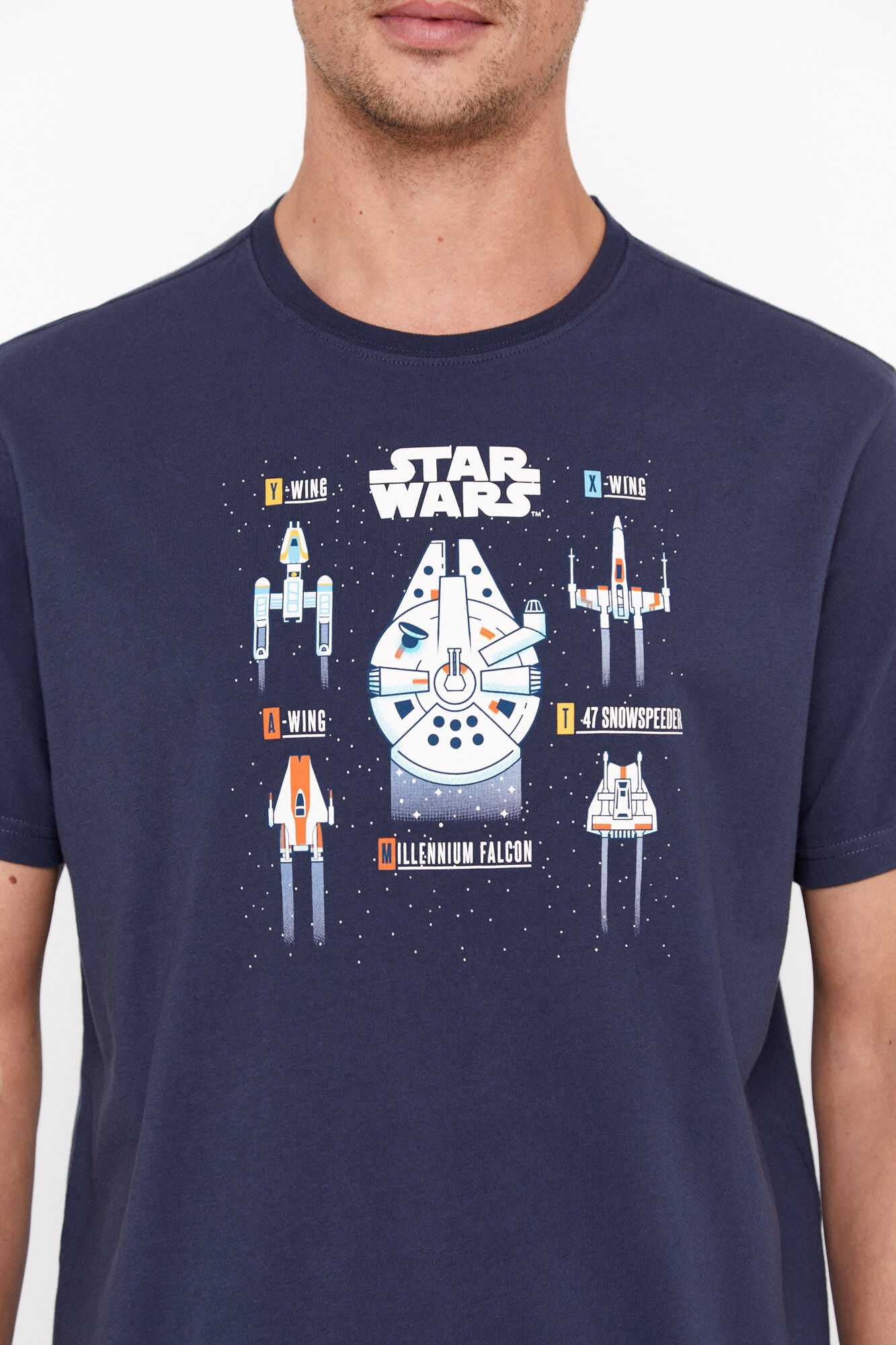 Camiseta com estampa Star Wars® - Azul