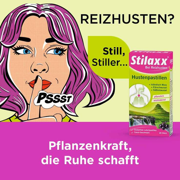 Stilaxx® Hustenpastillen bei Reizhusten, 28 St