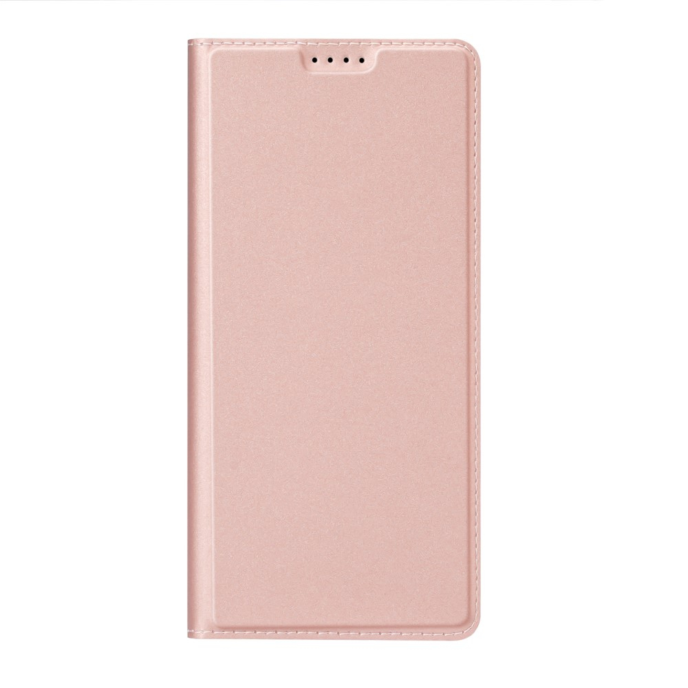 Samsung Galaxy S25 Flip Wallet Cover Leder Tasche - Roségold