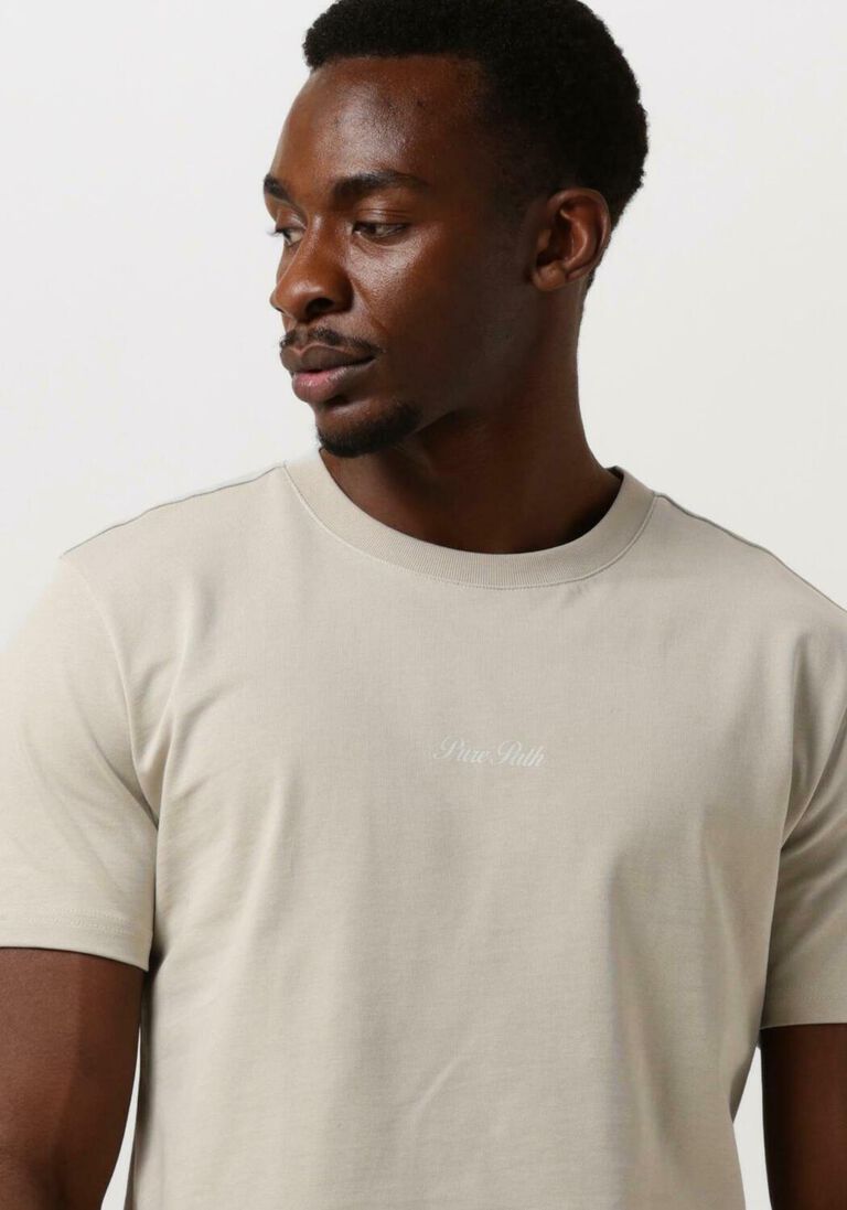 PURE PATH zand pure path t-shirt tshirt with front and back print