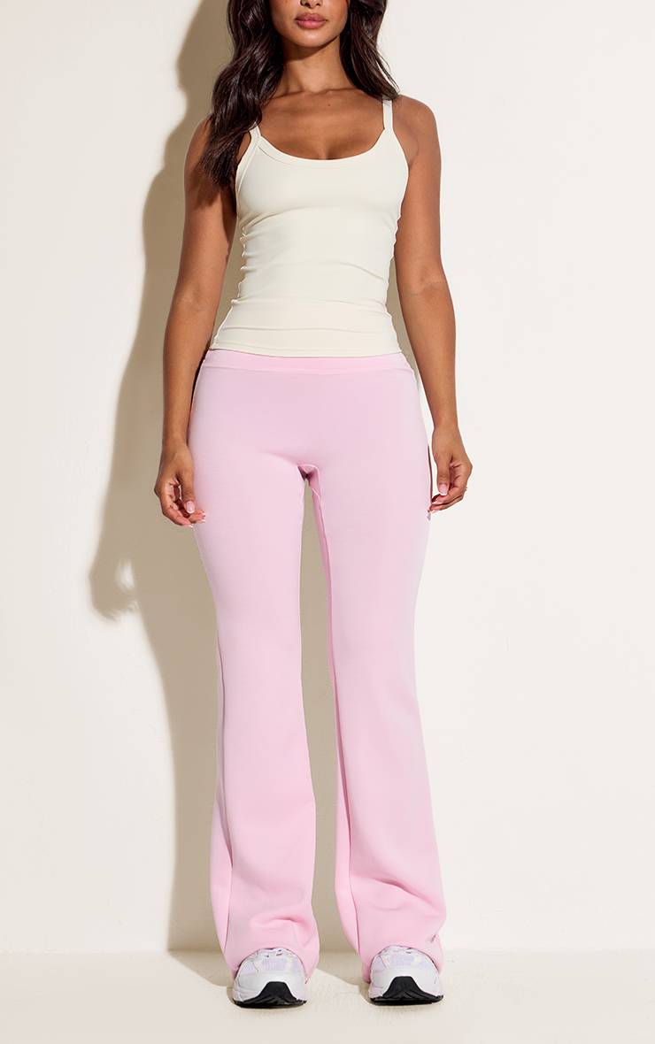 Rose Pantalon De Yoga Super Doux Petite Taille
