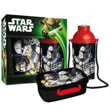 Fun Unlimited Star Wars Clone Wars Geschenkset Brotdose und Trinkflasche