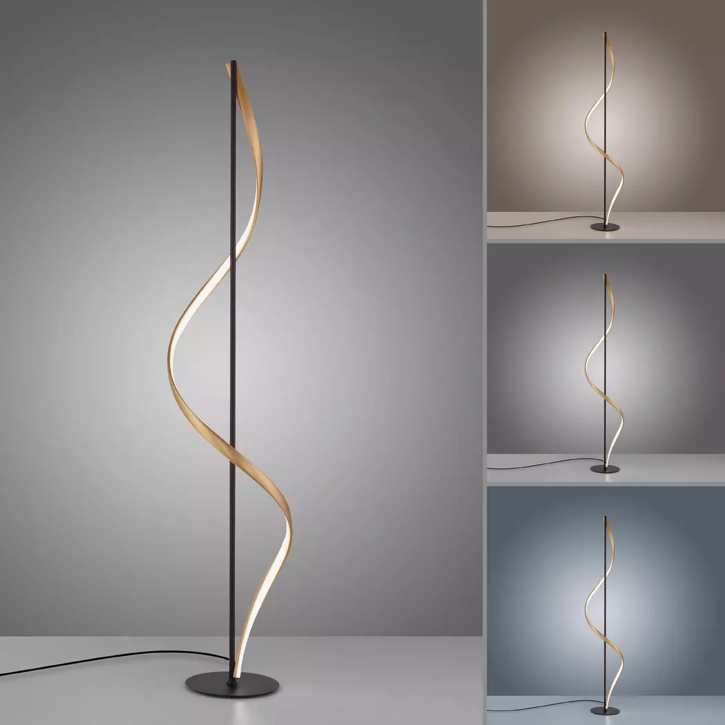 LED-Stehlampe Q-Swing
