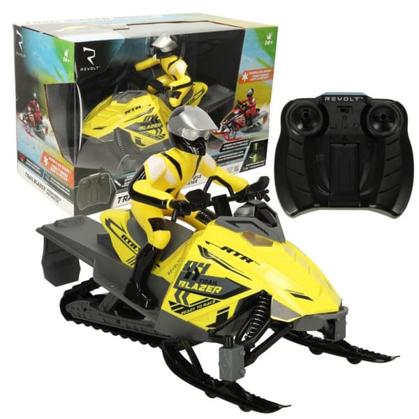 RC fjernstyrt snøscooter Revolt TRAIL BLAZER rød