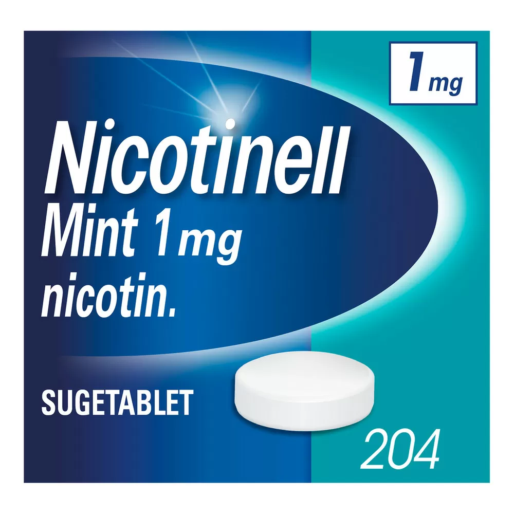 Nicotinell Mint Sugetabletter 1 mg - 204 stk.