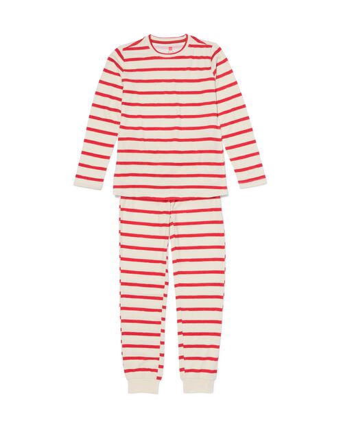 pyjama gaufre pour enfant rouge